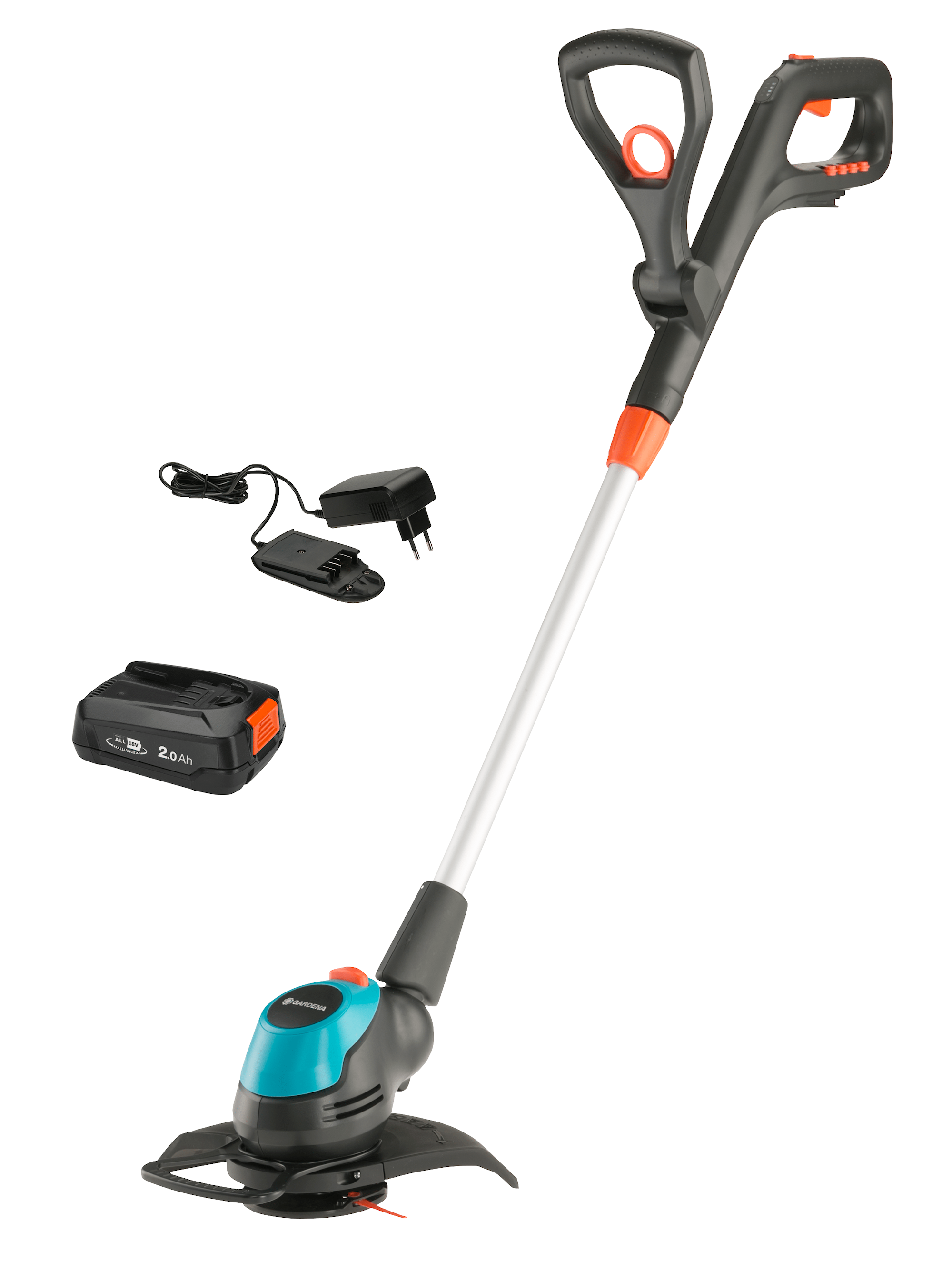 Gardena EasyCut 23/18V græstrimmer inkl. P4A batteri og lader