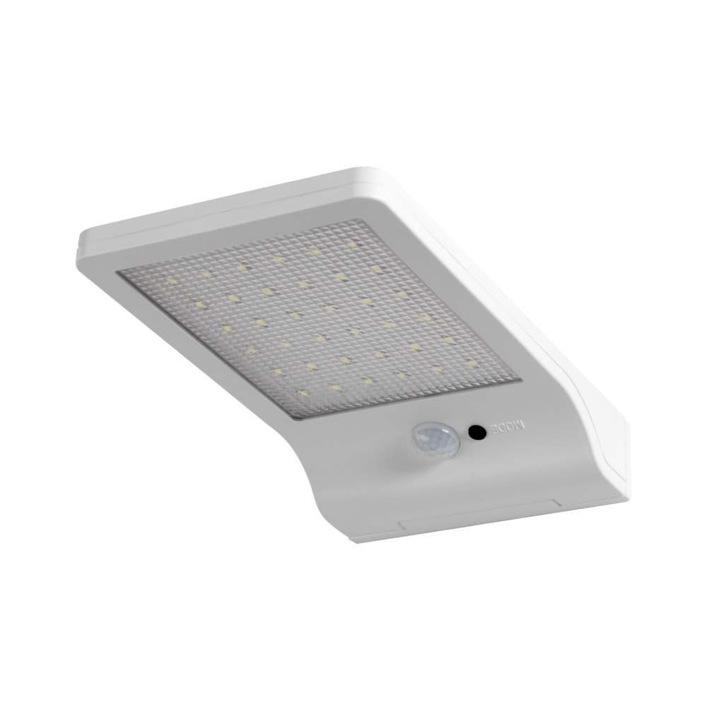 Osram Ledvance DoorLED Solar batteridrevet væglampe i hvid med sensor