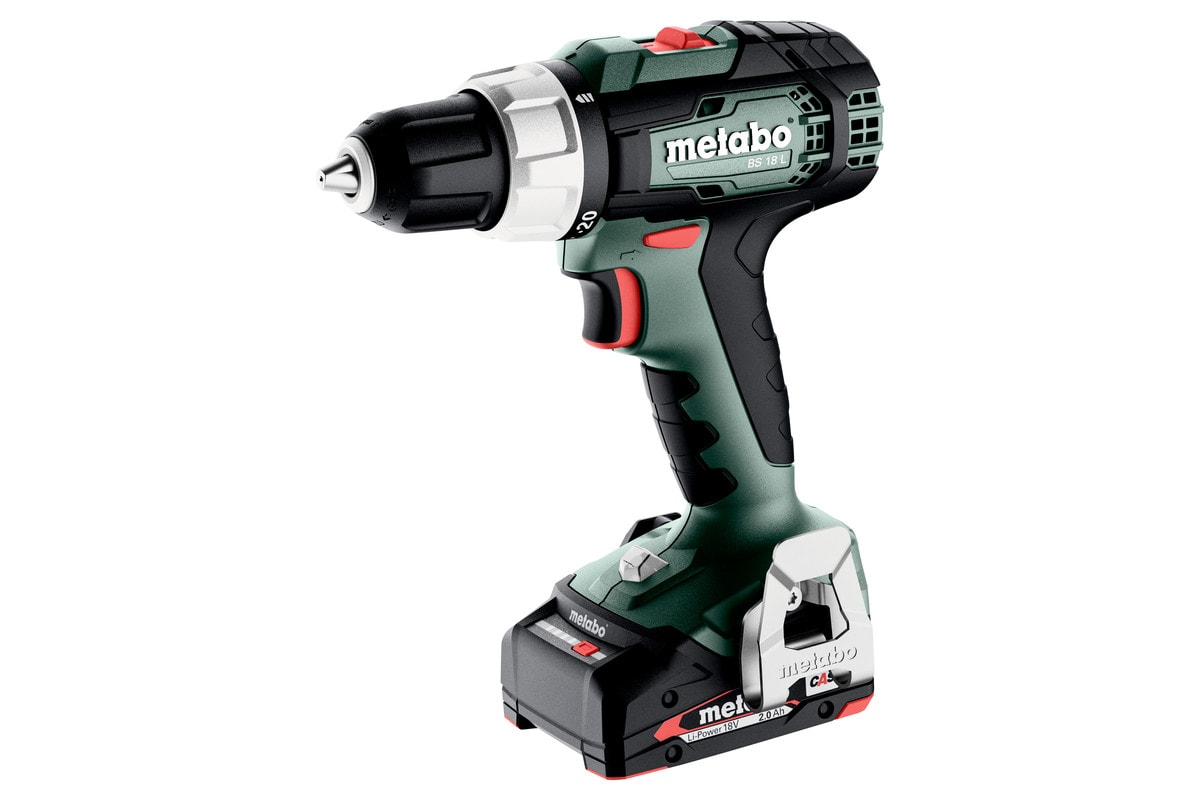 Metabo skruetrækker BS 18 L med 2x2Ah batterier og lader