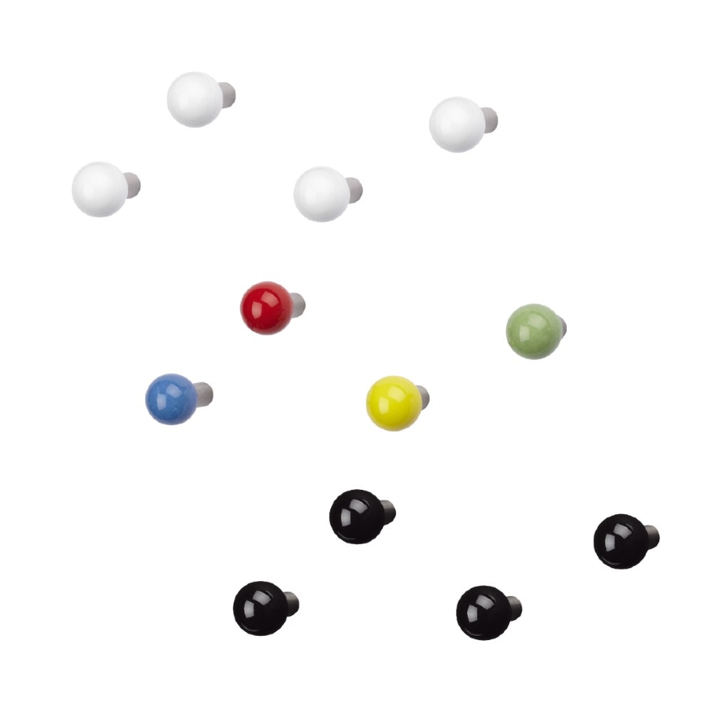 Millex Harlekin knage i porcelæn 4 stk.