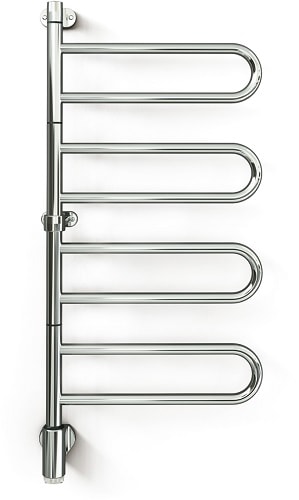 Kriss Flex U elektrisk håndklædetørrer med 4 arme.959 x 450 mm. 55 watt.