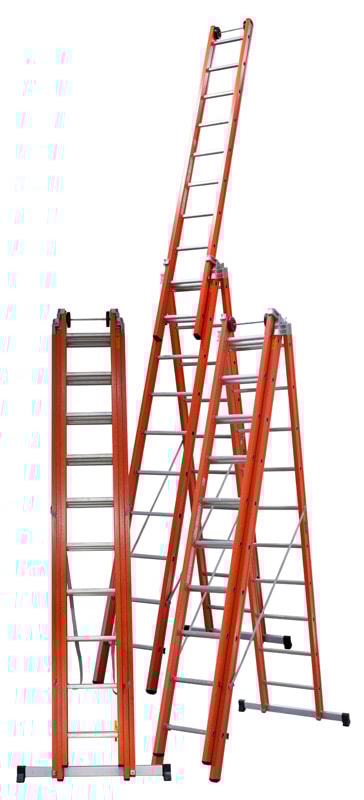 Jumbo glasfiber combistige 3-delt