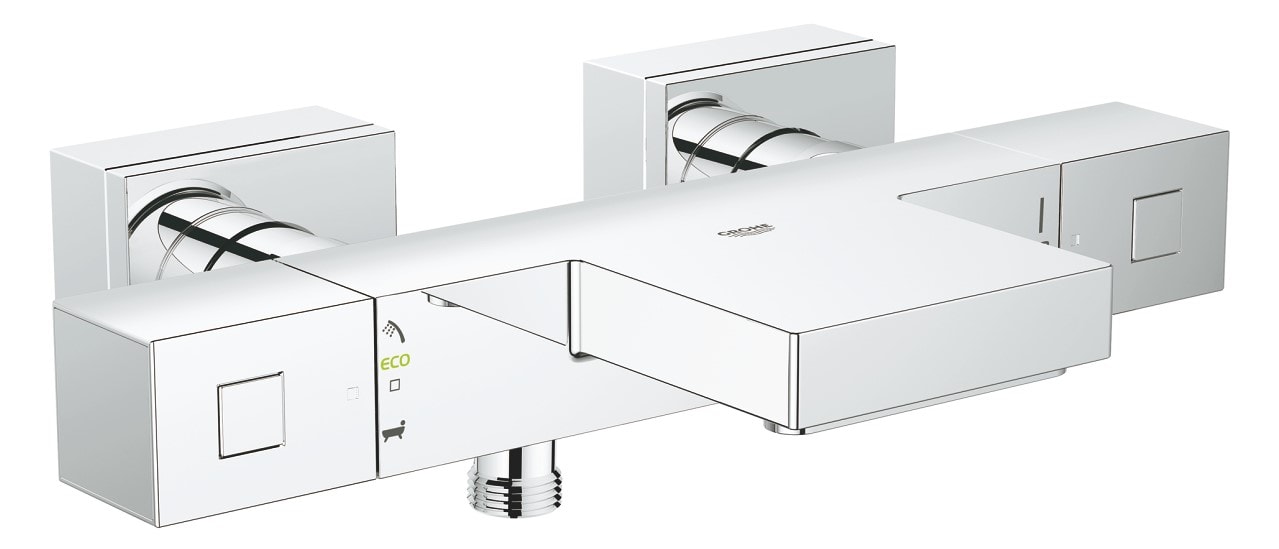 Grohe Grohtherm Cube termostatbatteri krom til kar/brus