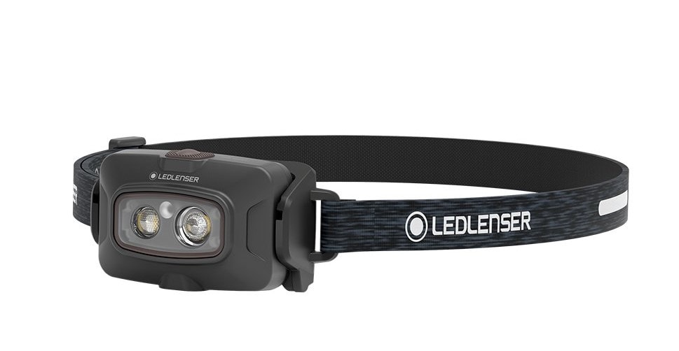 Ledlenser HF4R Core pandelampe i rød, genopladelig