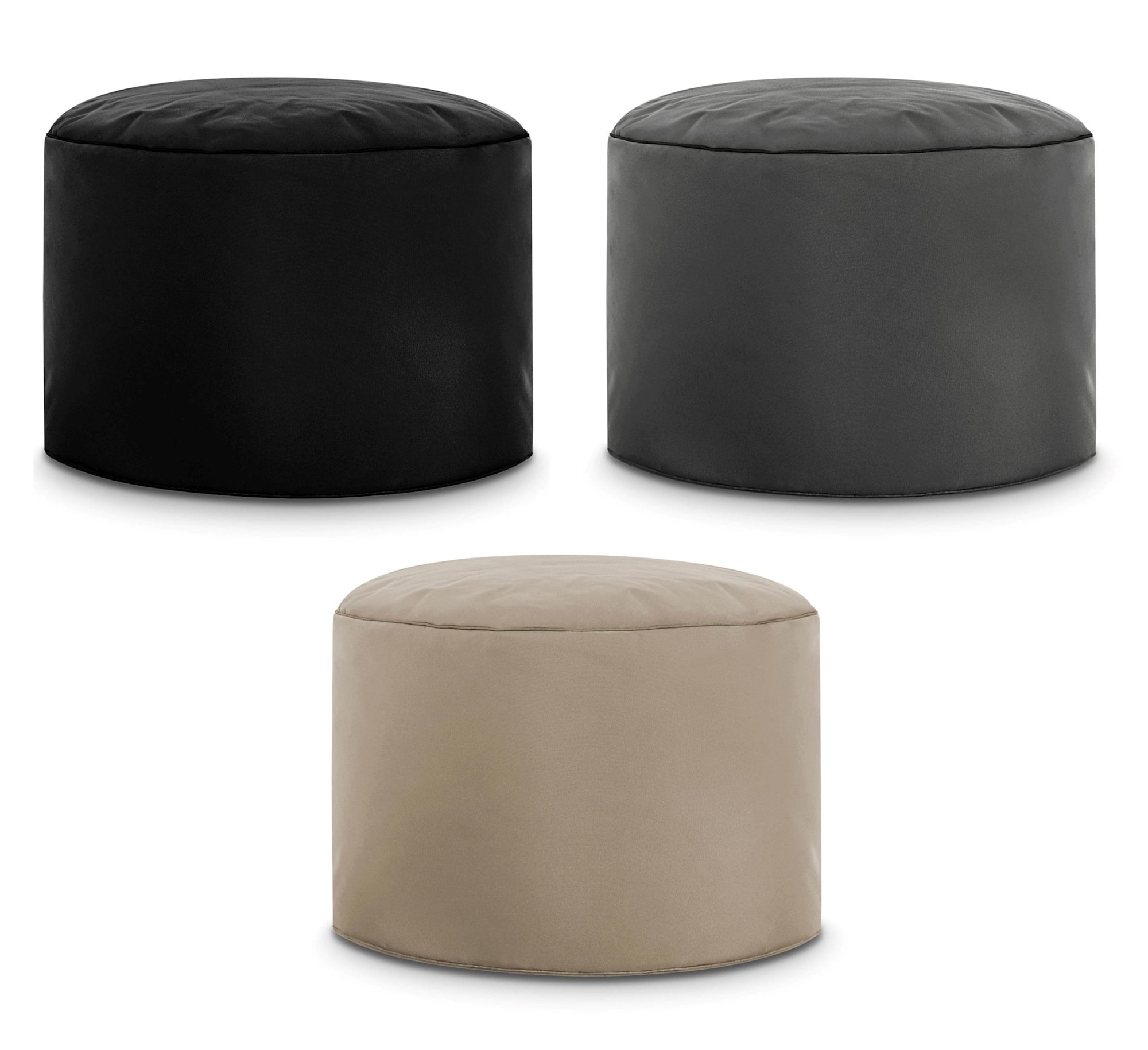 Heimili Lyon Outdoor puf i khaki