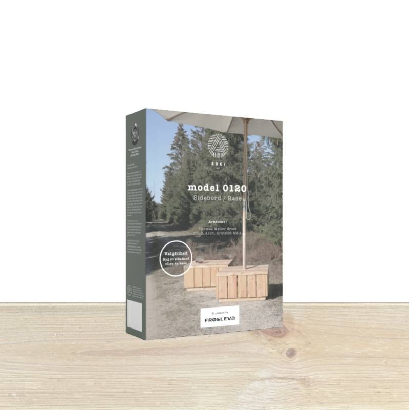ARKI byg-selv kit sidebord i NTR trykimprægneret fyr