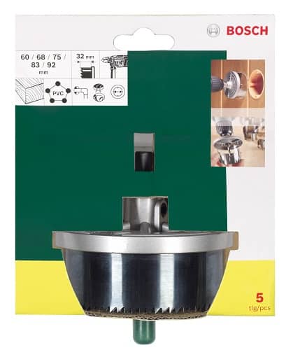 Bosch hulsavsæt 60-92 mm 5 dele