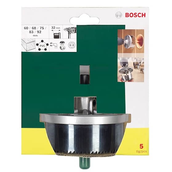 Bosch hulsavsæt 60-92 mm 5 dele