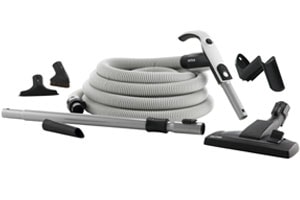 Nilfisk slangesæt 9 meter med tilbehør on/offpasser til grøn model 42000101