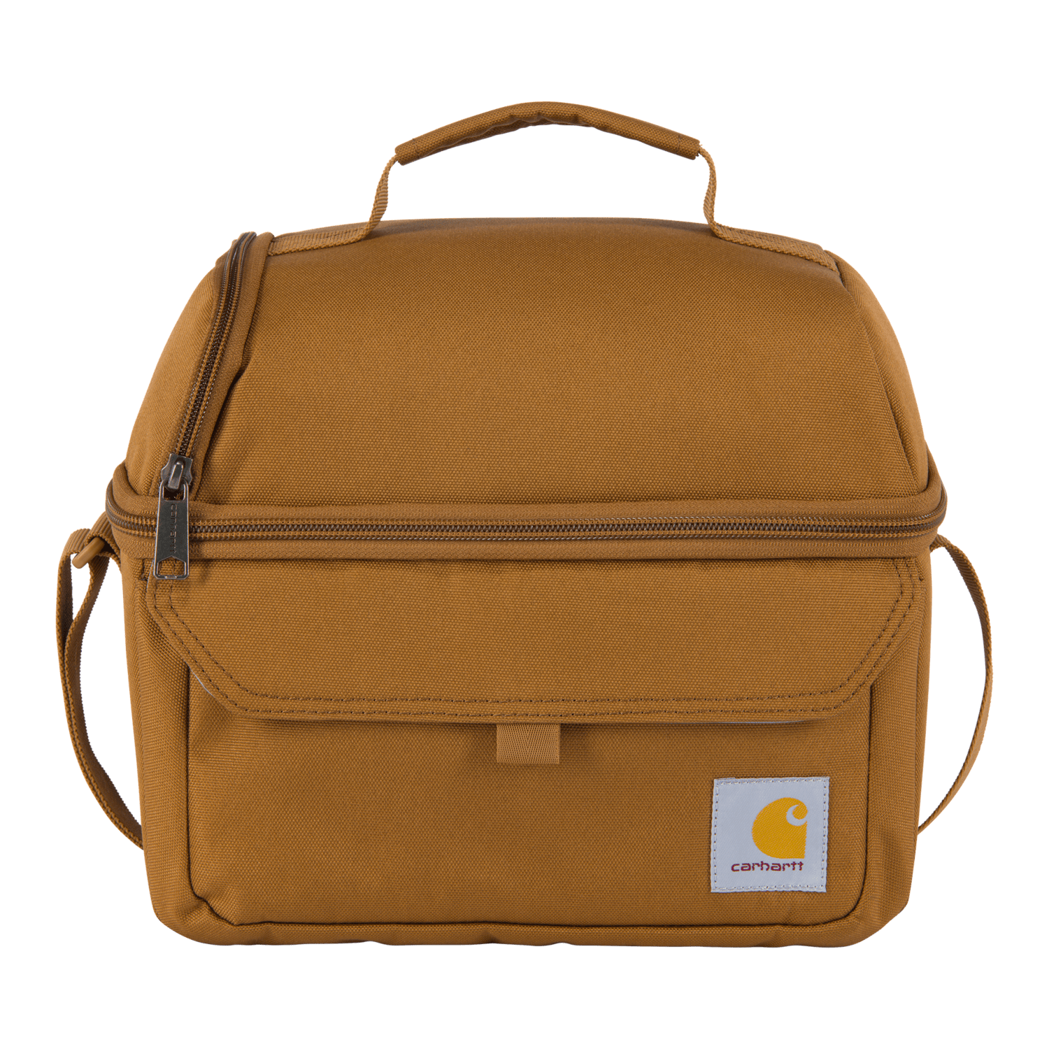 Carhartt Insulated 12 Can Two Compartment Lunch Cooler Carhartt Brown