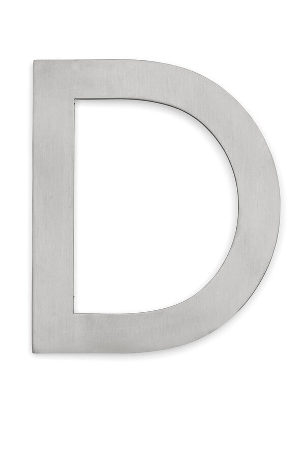 Bogstav d home rustfri