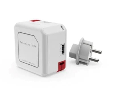 PowerCube PowerBank med batteri 4 x USB
