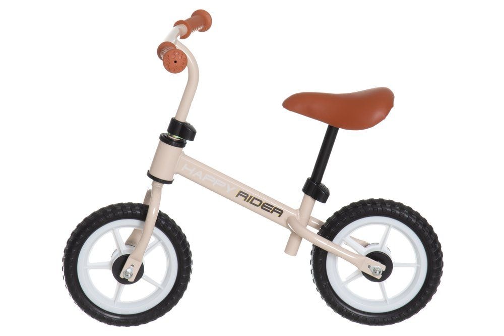 Happy Rider løbecykel i beige