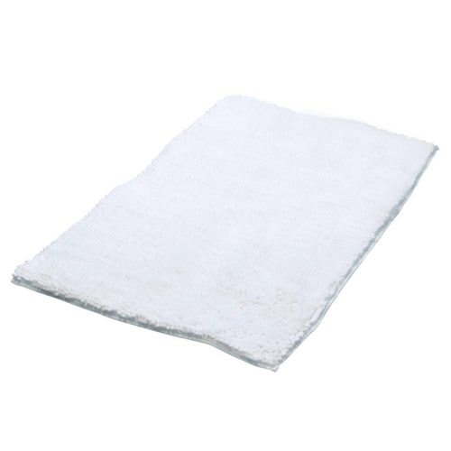 Soft bademåtte i hvid 50 x 85 cm