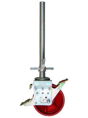 Ombytning af 12,5 cm hjul til 20 cm justerbar hjul inkl. specialbeslag 1400204S