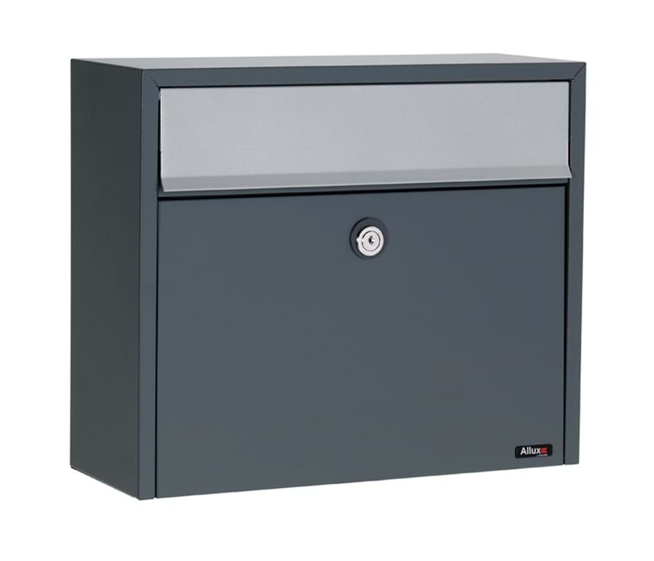 Allux Lt 150 postkasse Antracitlakeret stål