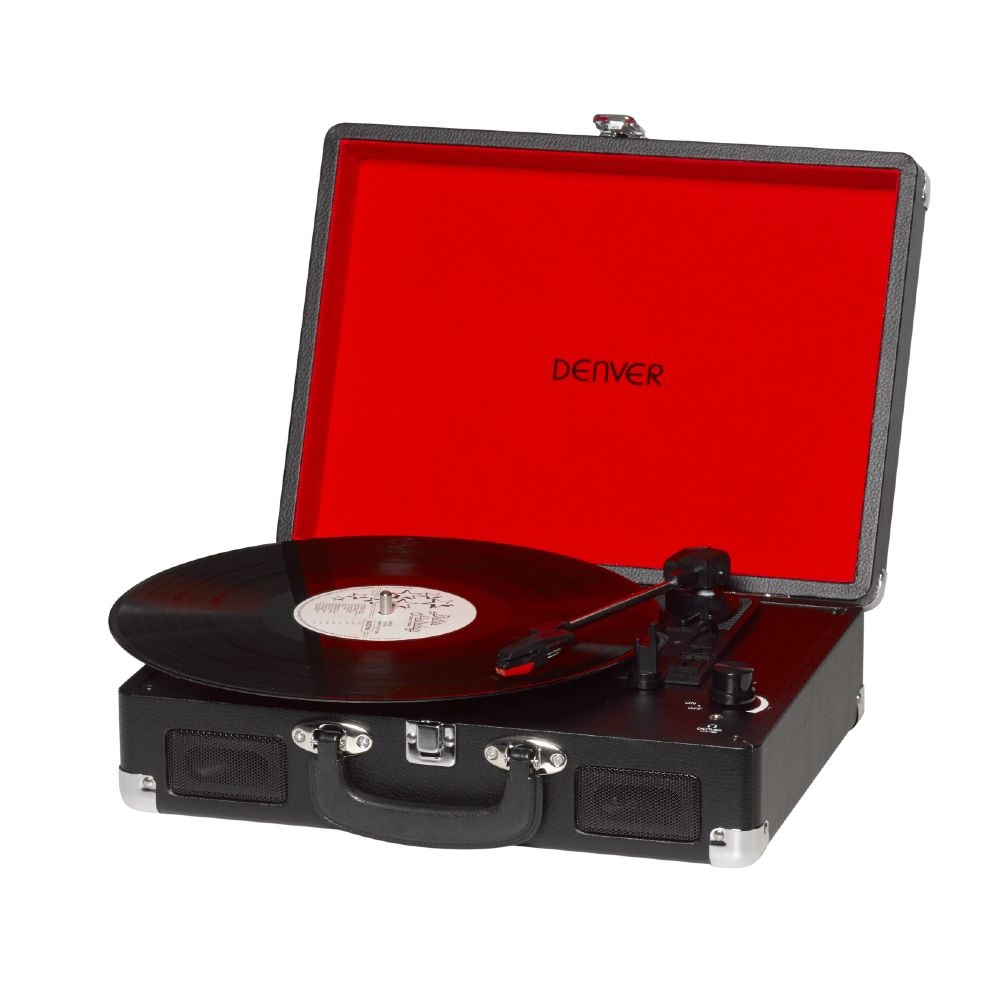 Denver VPL-120 pladespiller med indbyggede højtalere og indspilningssoftware