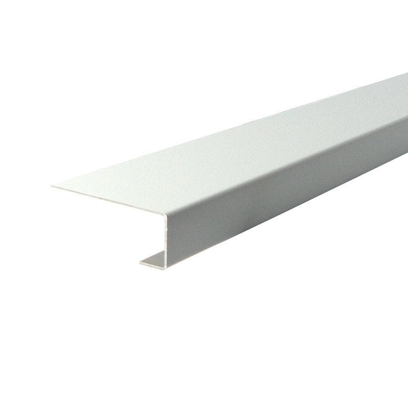 SCG Smartwood enkelt endekant hvid 16 x 45 x 2500 mm