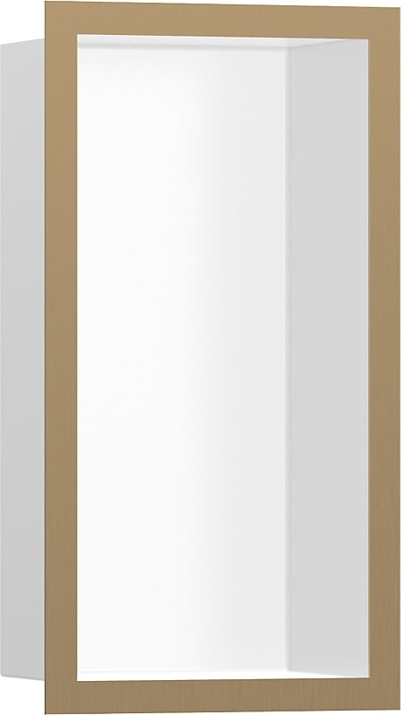 Hansgrohe XtraStoris Individual vægniche med ramme 300/300/100 poleret guld