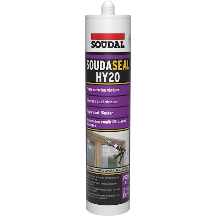 Soudal Soudasesal HY20 polymerfuge lys grå 290 ml