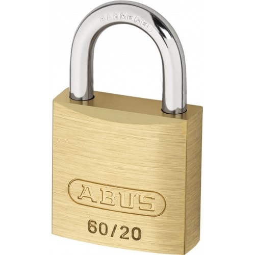 Abus hængelås messing 20 mm. 713-20