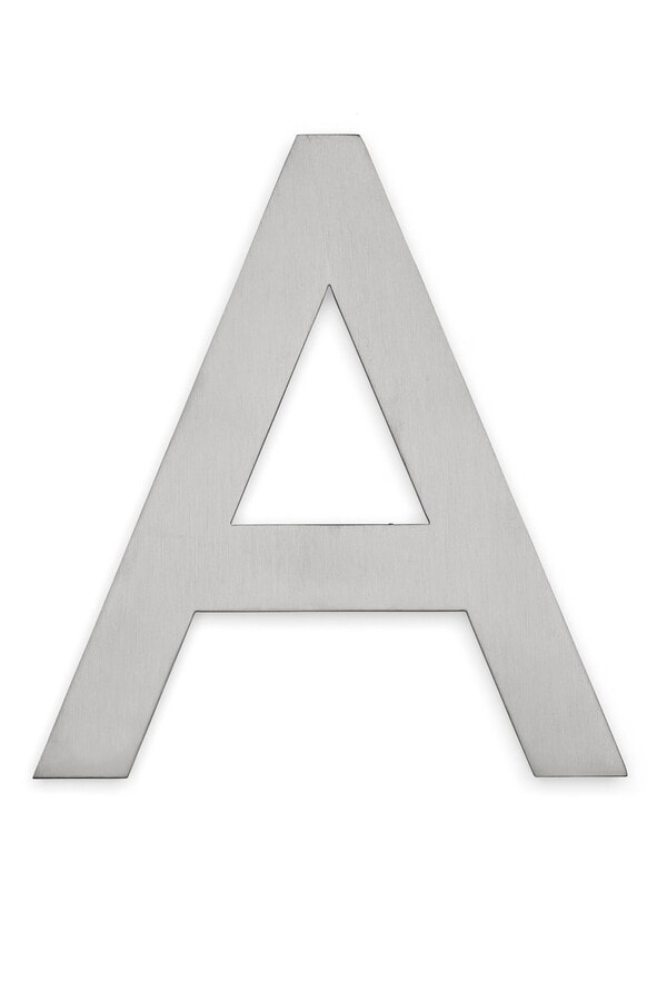 Bogstav a home rustfri