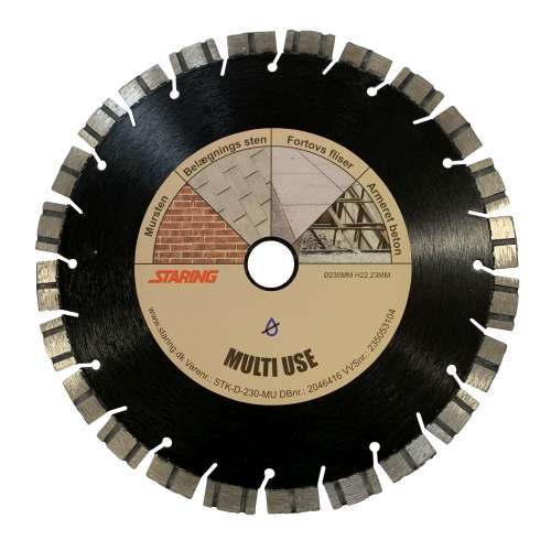 Staring diamantklinge multiuse dry Ø230 mm