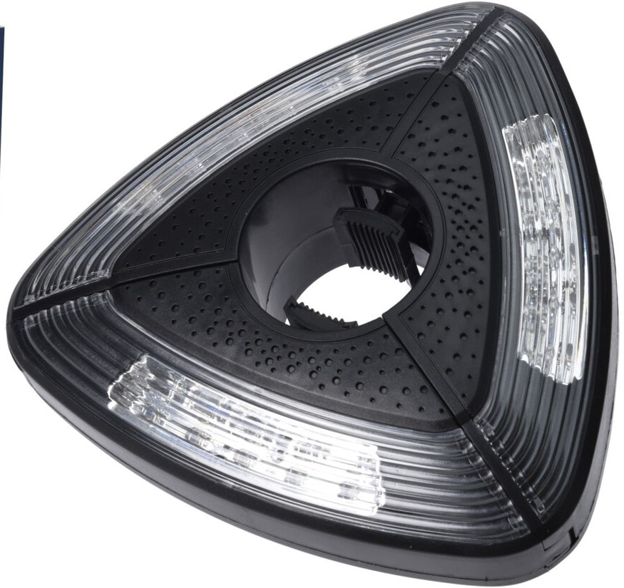 Parasollampe med LED lys til batteri