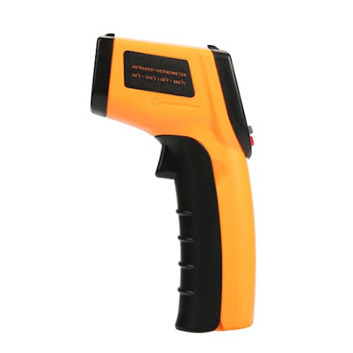 Napoli infrarød termometer i orange/sort