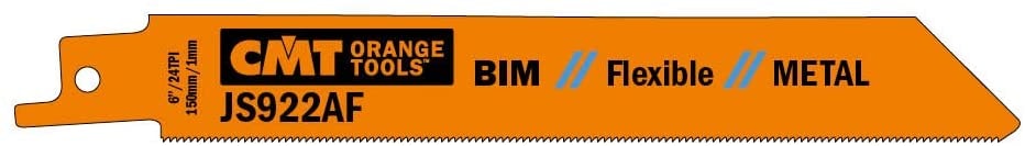 CMT JS922AF bajonetsavklinge 150 mm BIM Flex til metal 5 stk.