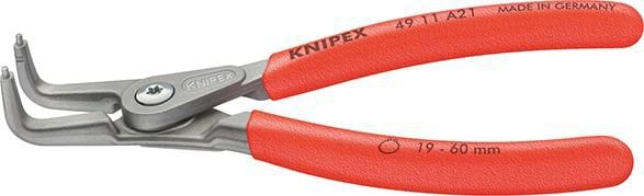 Knipex præcisions-låseringstang til udvendige ringe grå atramenteret 210 mm