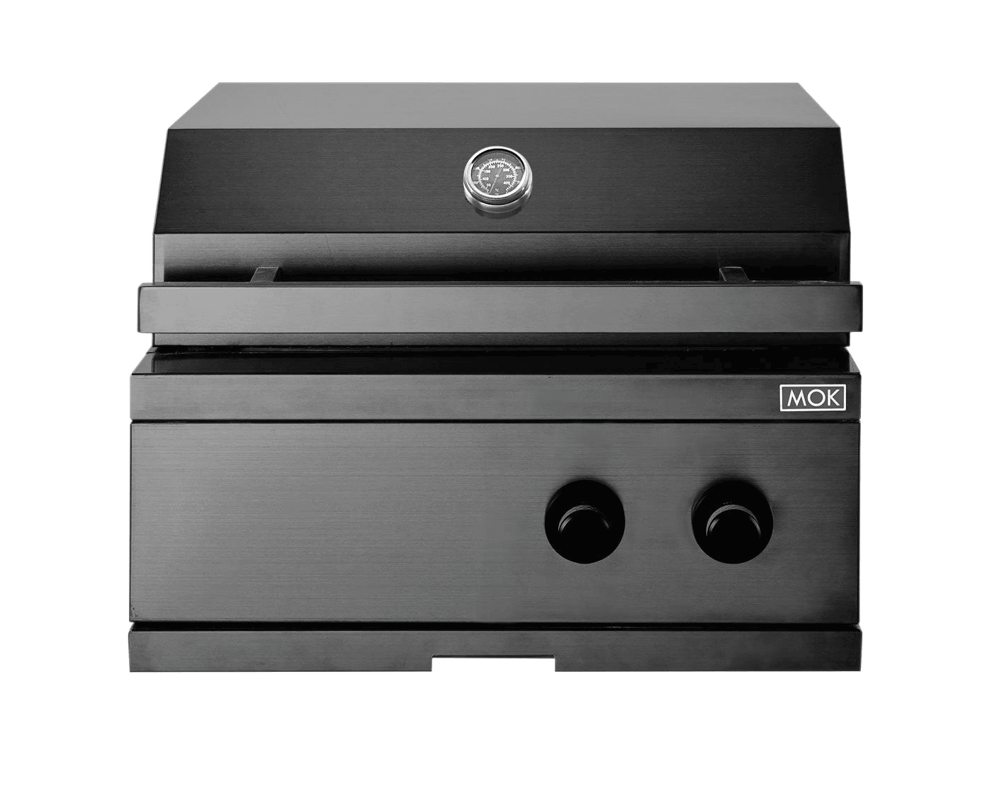 Myoutdoorkitchen Nordic Line integreret gasgrill 2 brændere sort