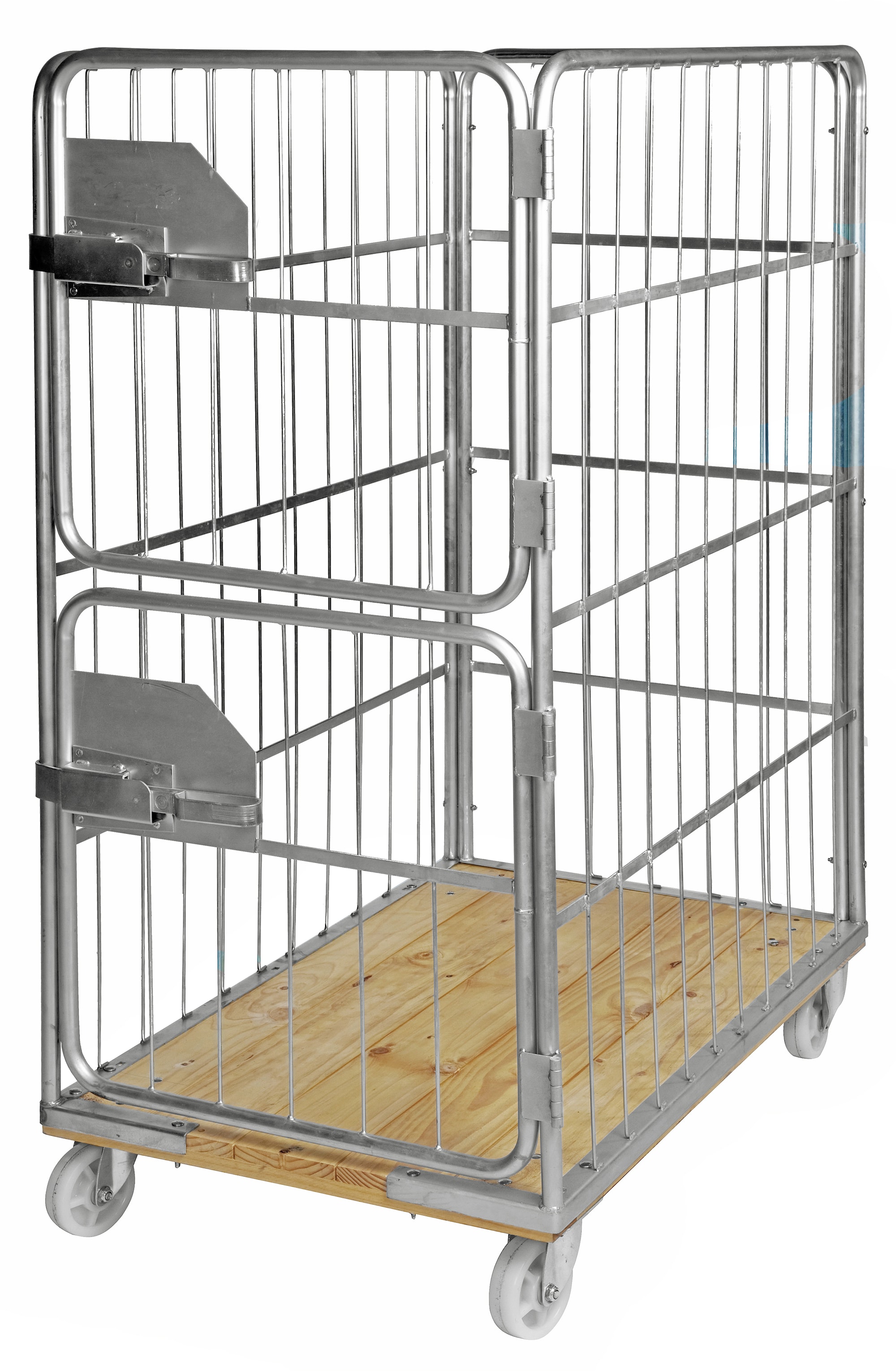 Kongamek elektrogalvaniseret/birk rullebur, træbund KM86B