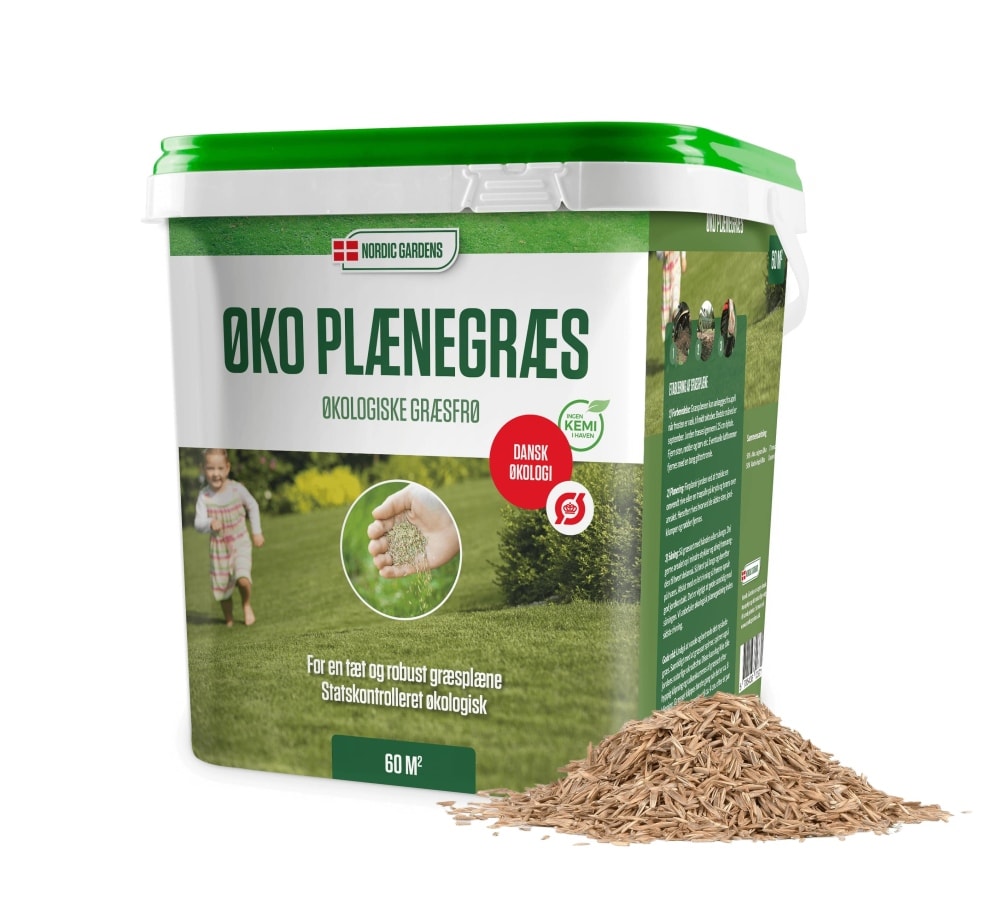 Nordic Gardens økologisk plænegræs 5 liter