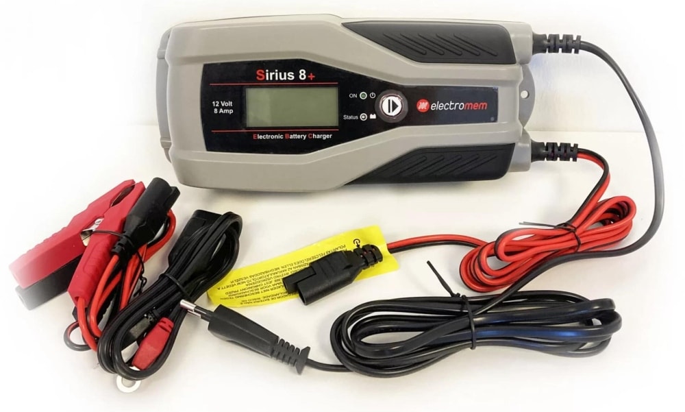 Electromem Sirius 8+ batterilader 12V 8A | Batterioplader | Batterier & Batterioplader
