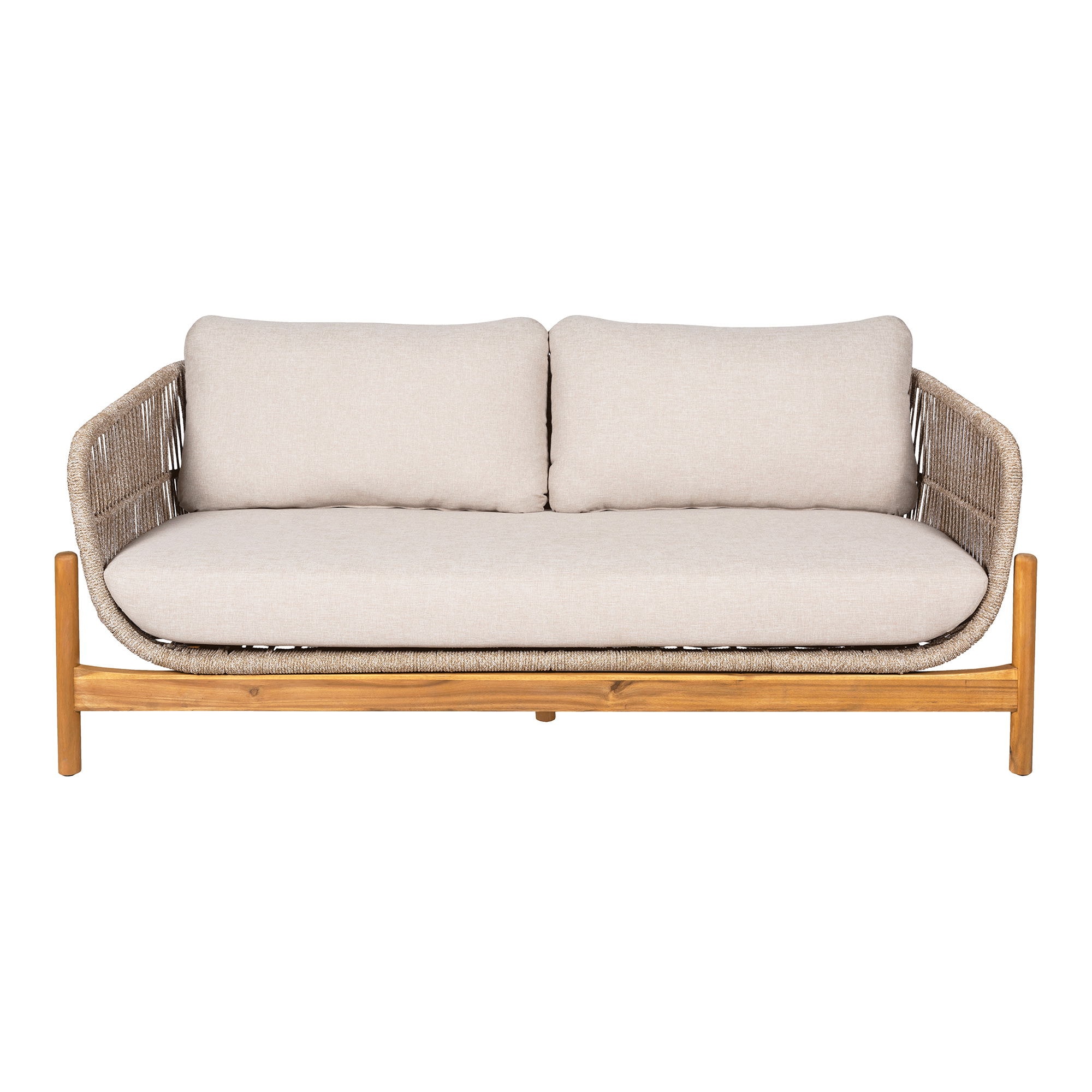 House Nordic Terracina loungesofa i akacietræ inkl. hynde i beige