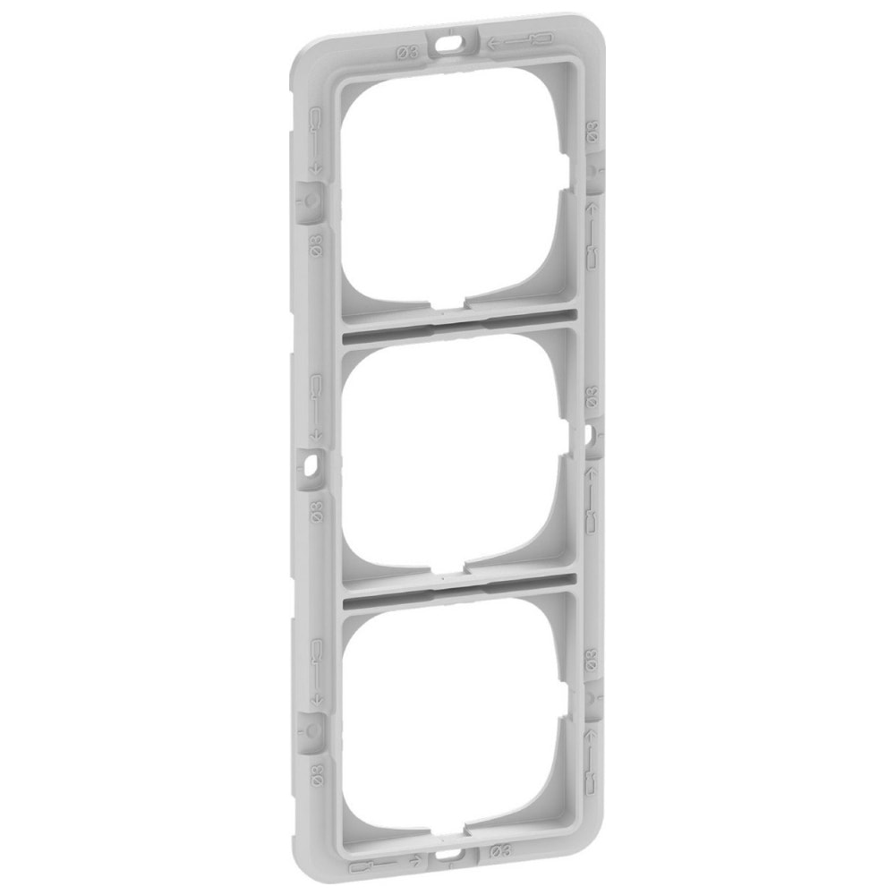 LK Fuga teknisk monteringsramme designrammer 3 modul