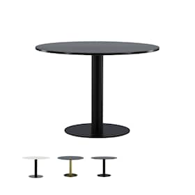 Venture Design Estelle spisebord i sort/grå marmor Ø106 x H75 cm