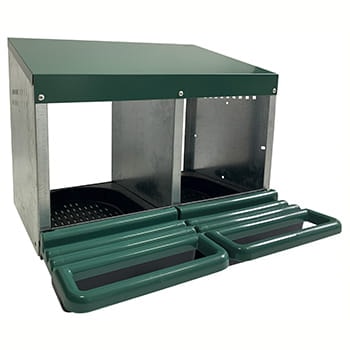 Ryom redekasse galvaniseret med skuffe 2 rum