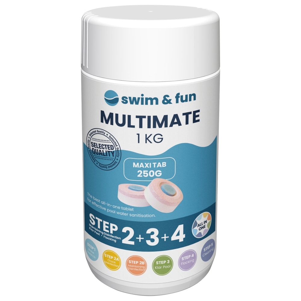 Swim & Fun MultiMate 250 g klortabletter 1 kg