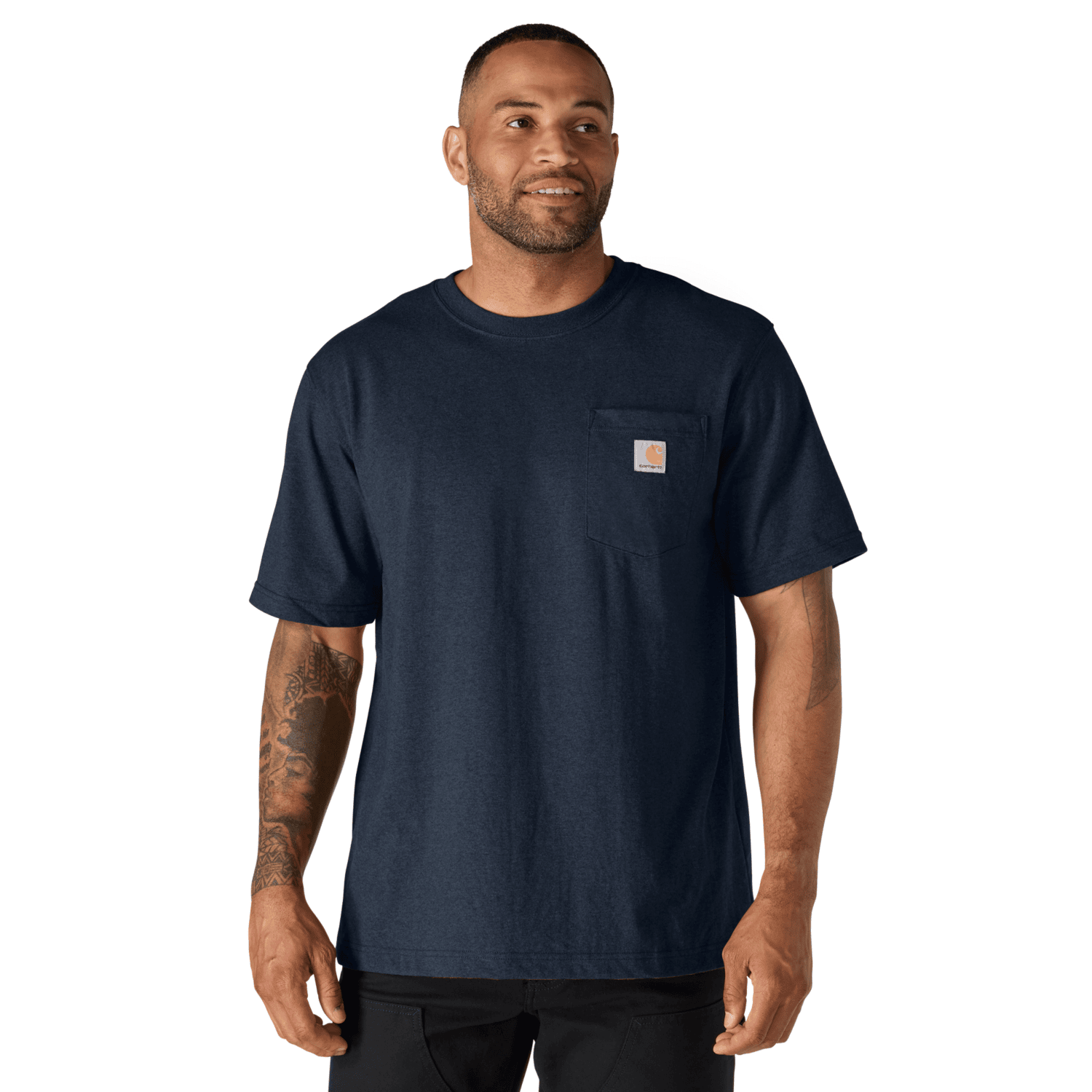 Carhartt Dearborn Relaxed Pocket T-Shirt Men Navy 2XL