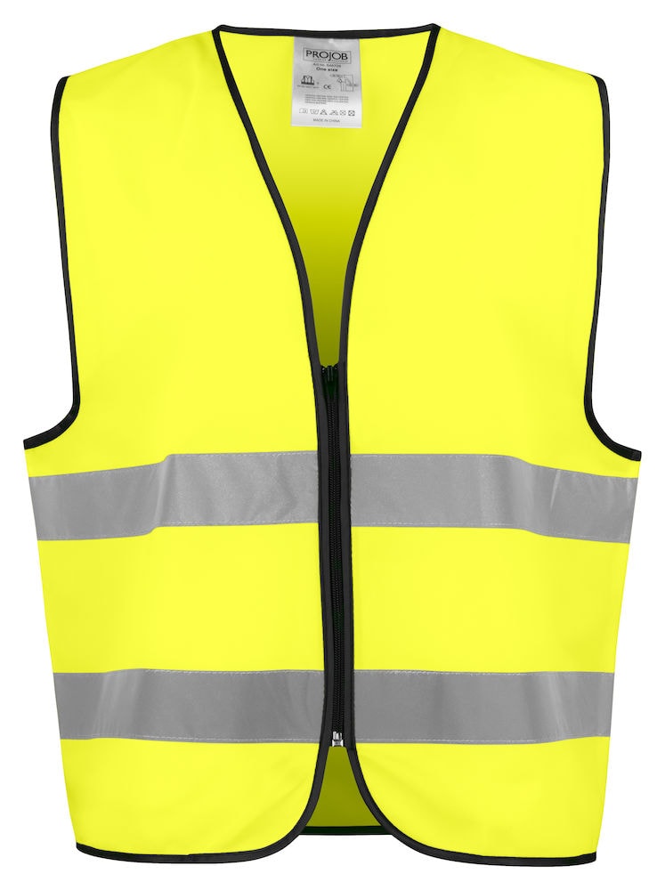 ProJob 6709 Vest En Iso 20471 Klasse 2 - Yellow/Black - One Size