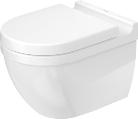 Duravit Starck 3 hængeskål Rimless med HygieneGlaze