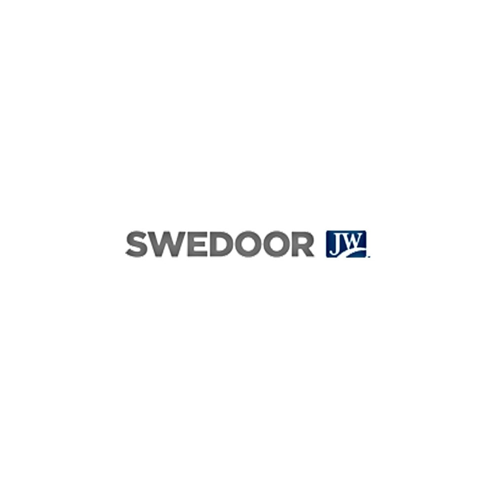 Swedoor Advance-Line Cylinder-rosette t/ indv. side - Mat børstet messing