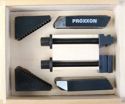 Proxxon trinløs spændeklo til 35 mm emner.Proxxon nr. 24257