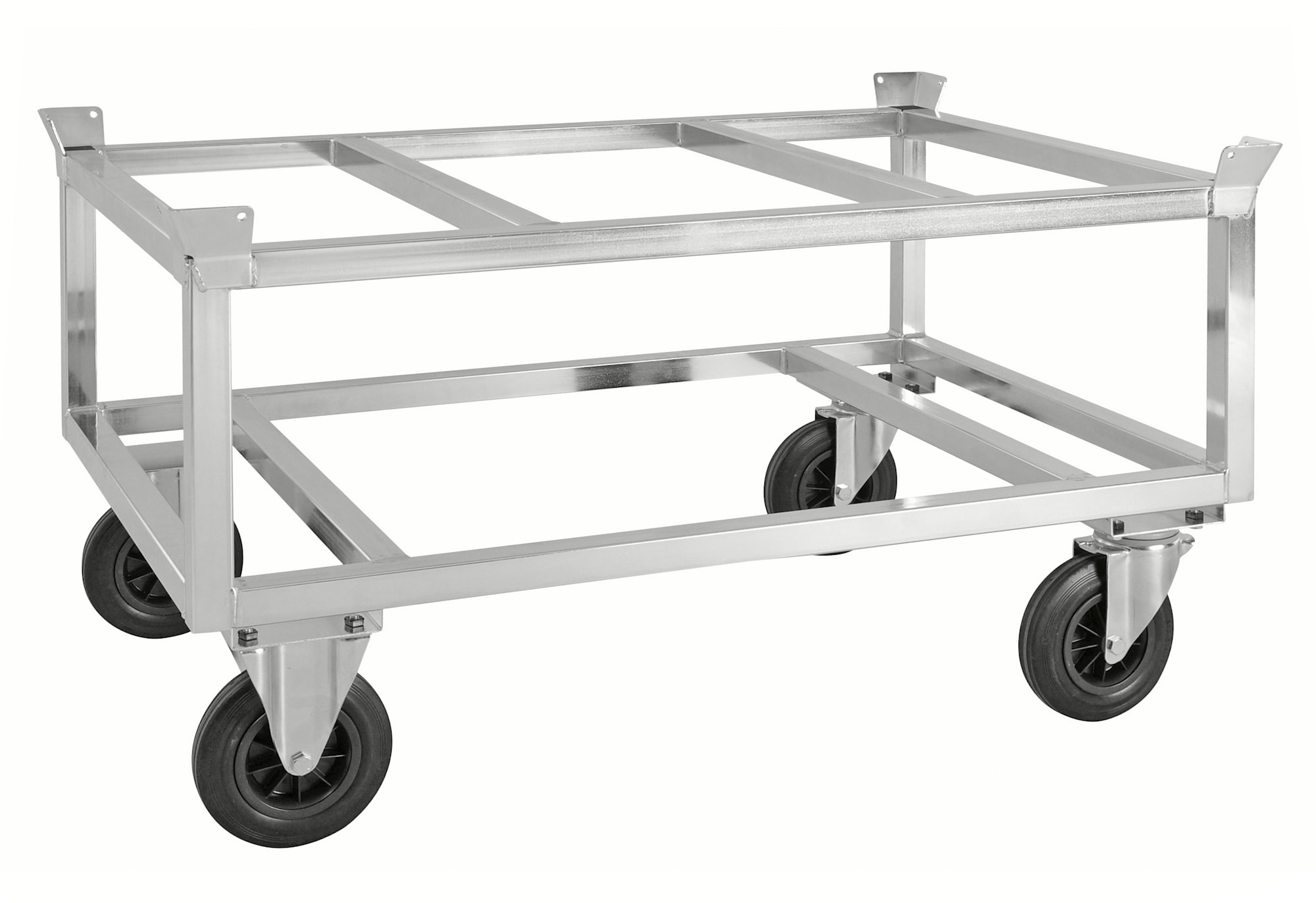 Kongamek elektrogalvaniseret pallevogn med palleholder KM221-EPB