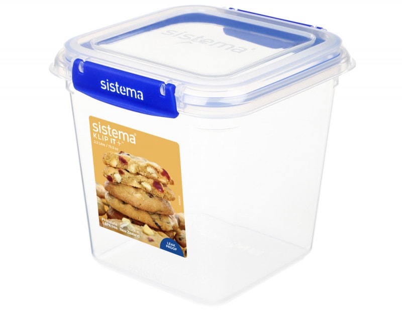 Sistema Klip It Plus Square opbevaringsboks