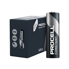 Duracell Procell batterier AA / LR6. Pakke med 10 stk.