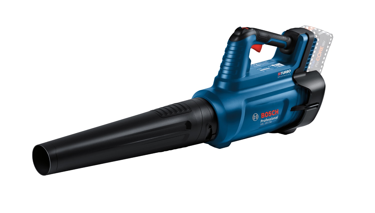 Bosch løvblæser GBL 18V-750 uden batteri og lader