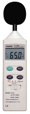 Geofennel støjmåler FSM 130+ frekvensområde 65-130 dB